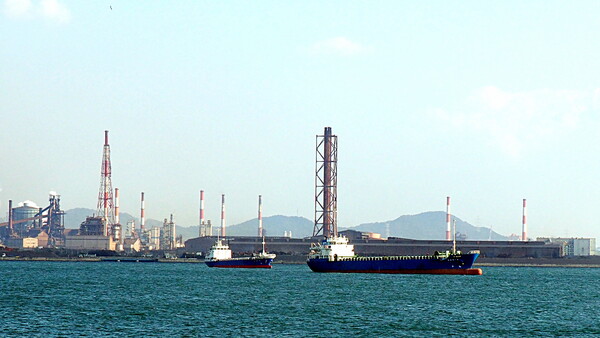 河口の風景