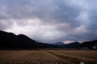 東の朝空・・。