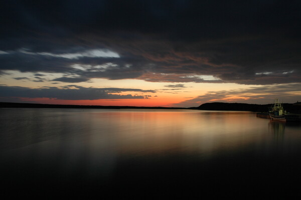 サロマ湖夜明け前