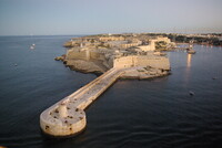 マルタ島　ラ・ヴァレッタの港