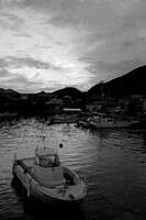 【白黒写真】　漁港
