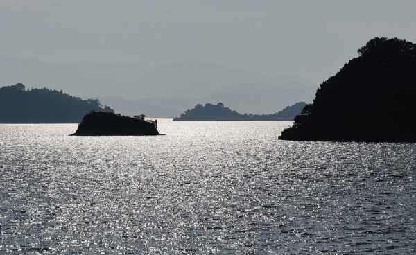 芸予諸島の夕暮れ