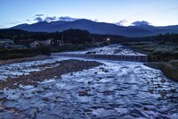 遠刈田温泉の夕暮れ