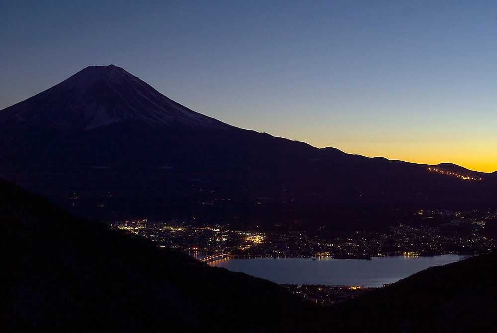 天下茶屋からの夕景