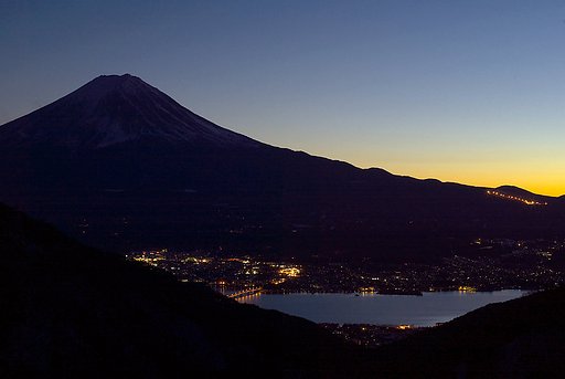 天下茶屋からの夕景