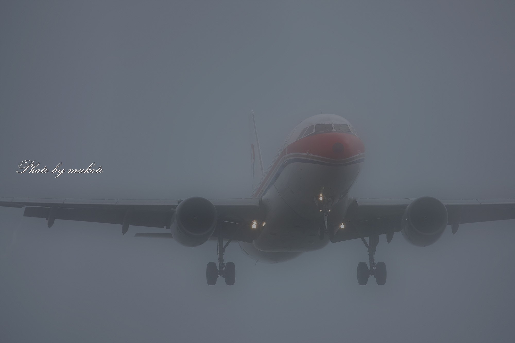 airportにて