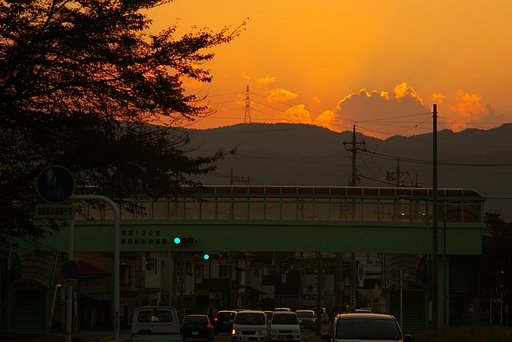 ＵＦＯの出てない夕景