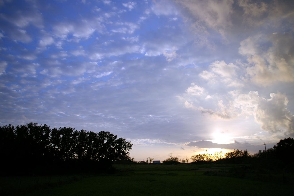 優しい夕焼け