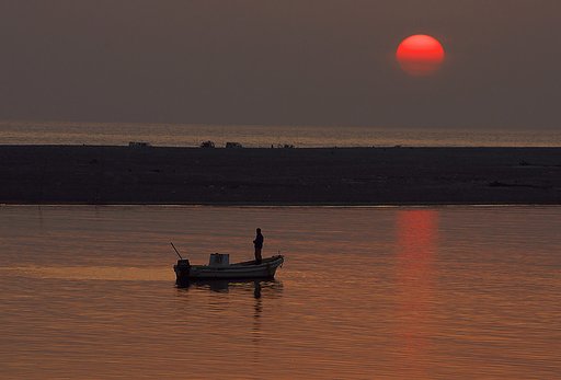 「Ｓ］今日の夕日です