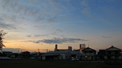 久々の夕焼け
