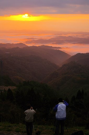 朝早くから皆さん元気です〜