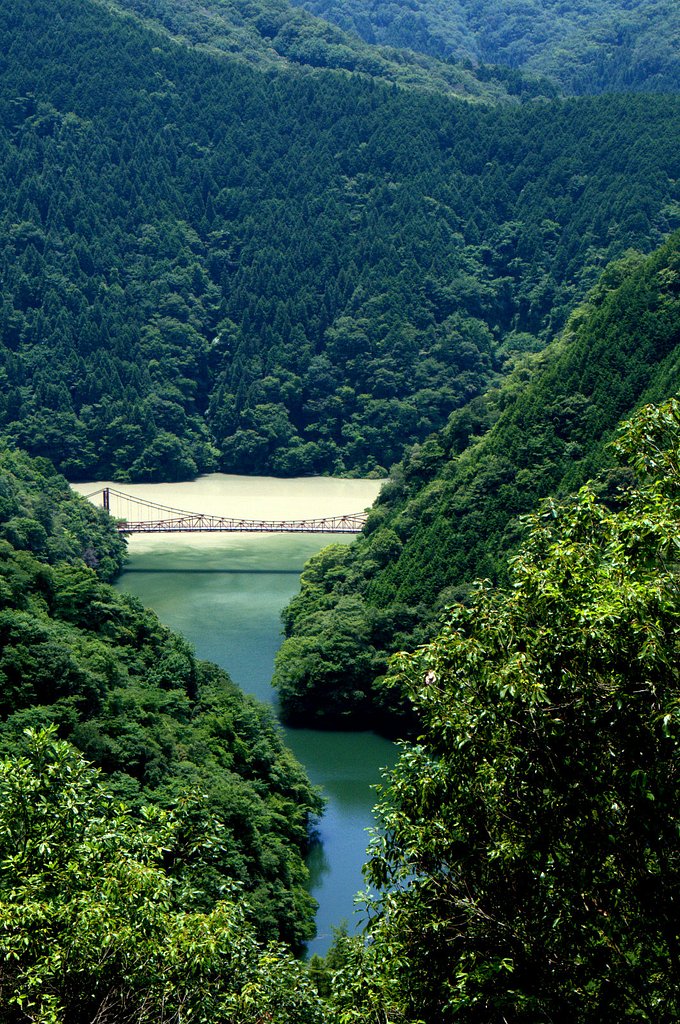 水没する橋