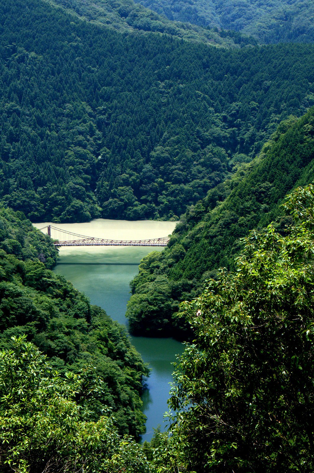 水没する橋