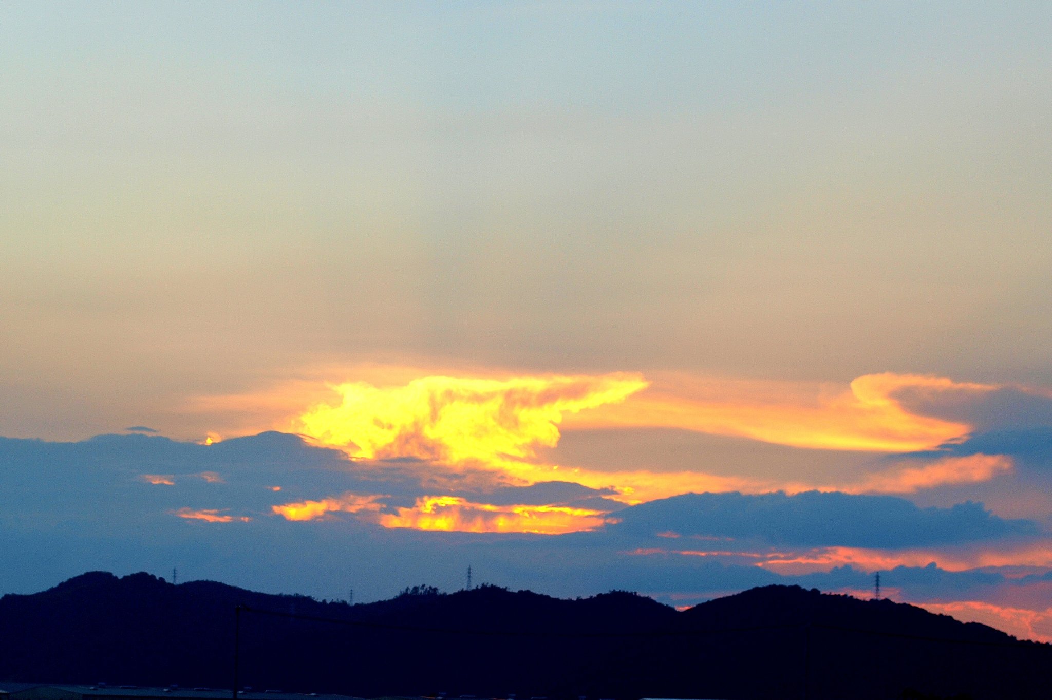 【空】アカネ雲