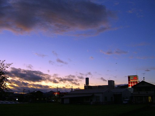 秋夕暮れ