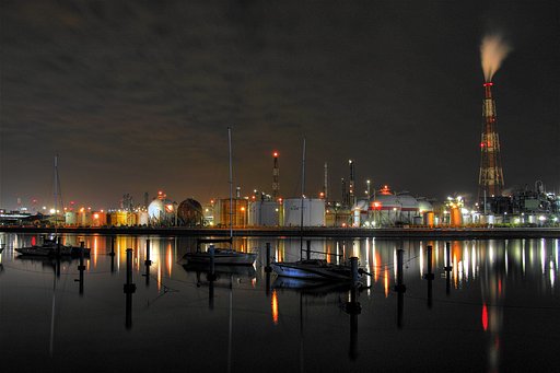 【紅】 工場夜景