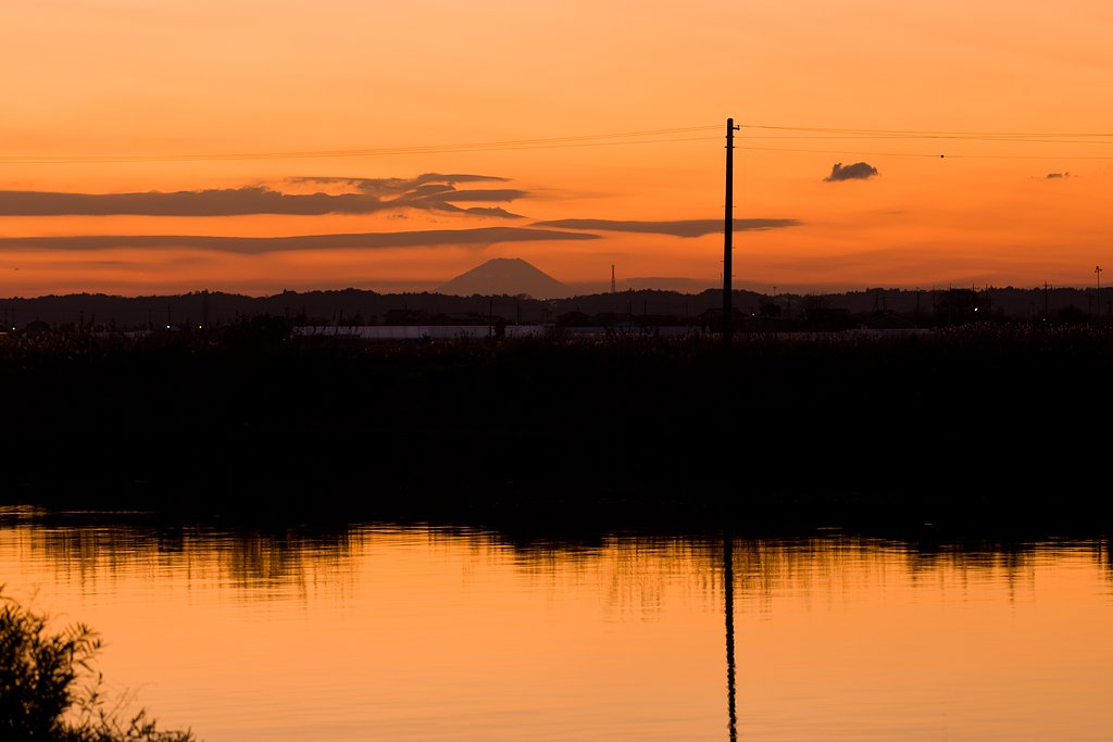 のどかな夕暮れ