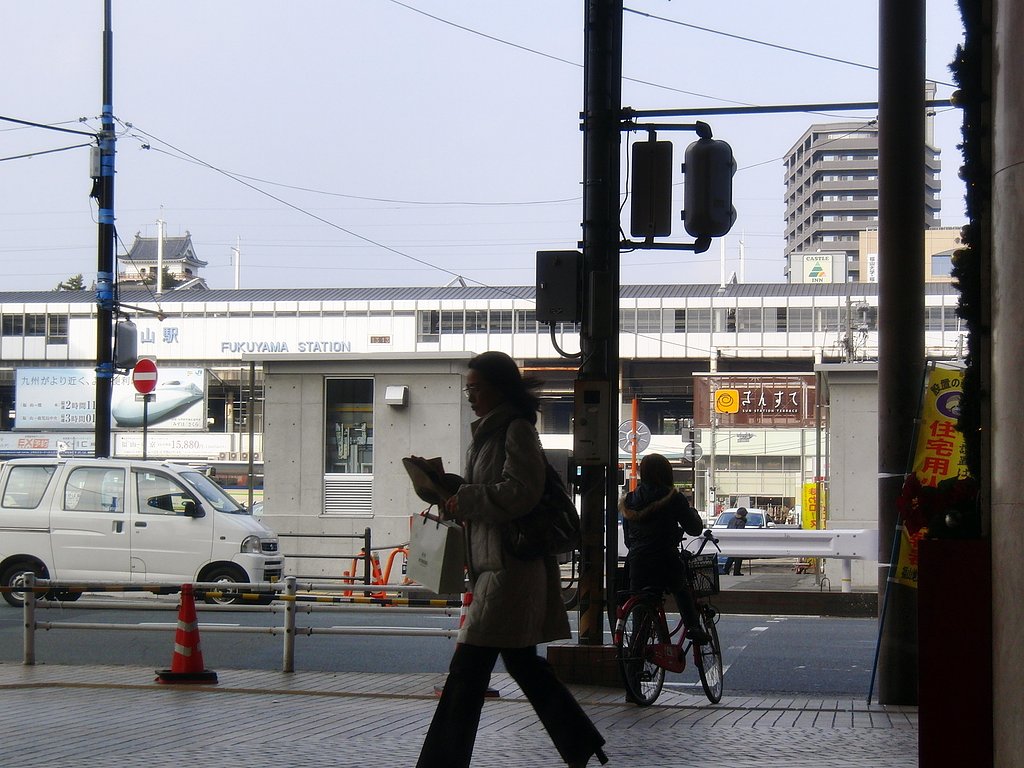 駅前風景