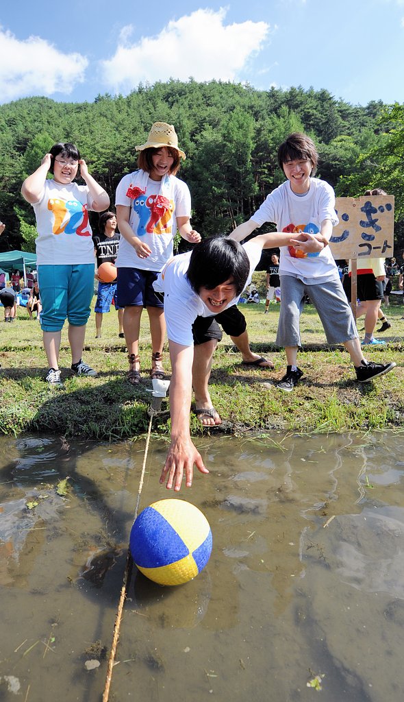 落ちろ〜！　落ちろ〜！　落ちろ〜！