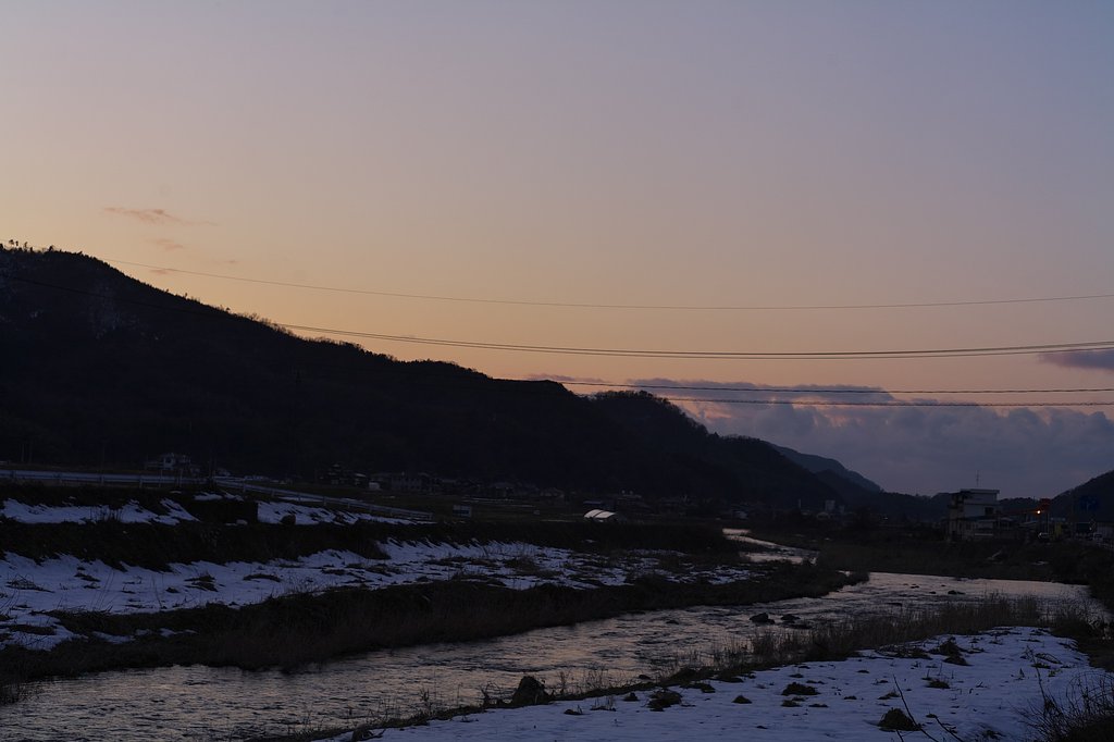 夕焼が見られました。