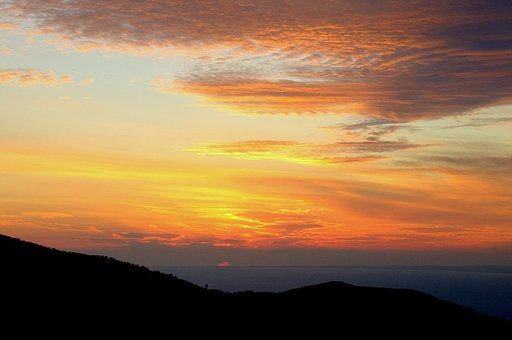 西伊豆スカイラインからの夕陽