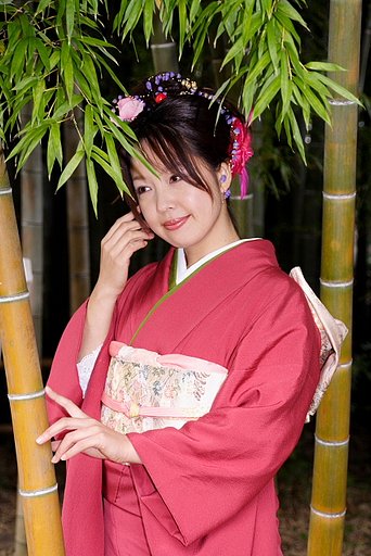 着物美人