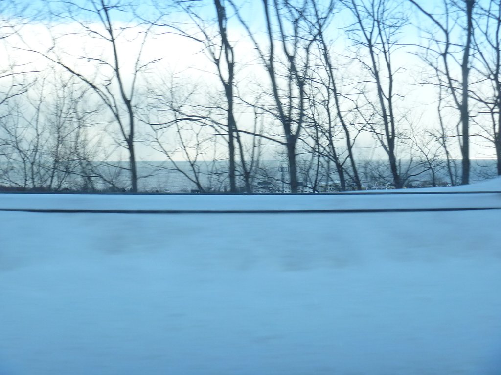壁のような雪