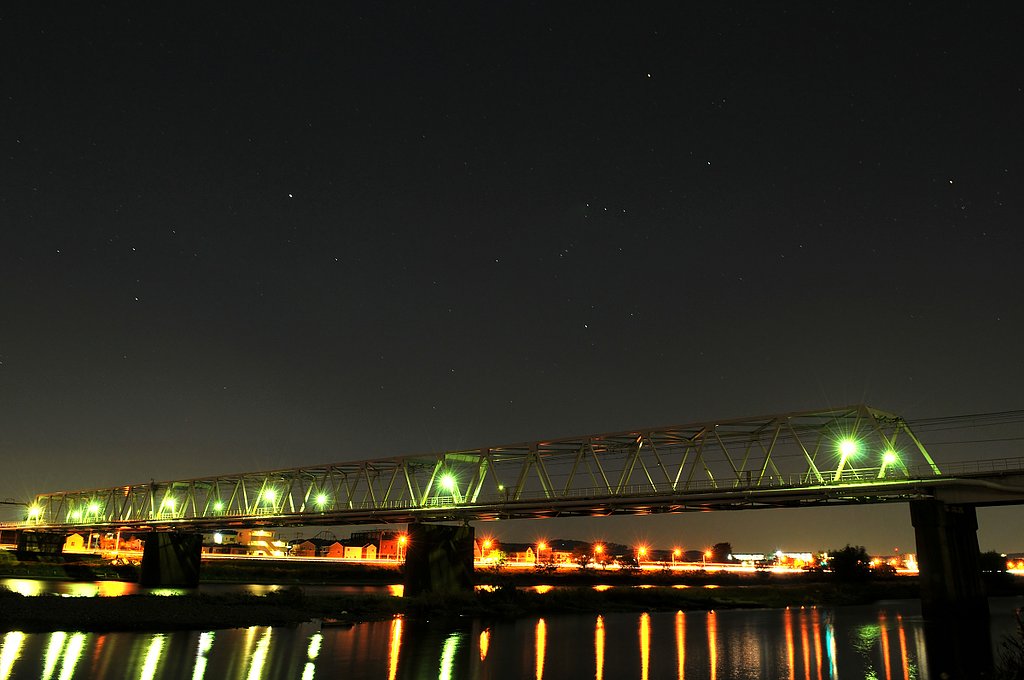 星空の鉄橋