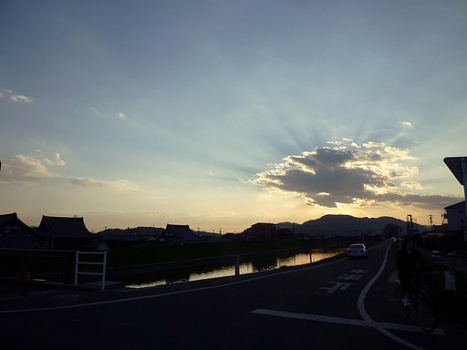 【逆光】夕暮れ