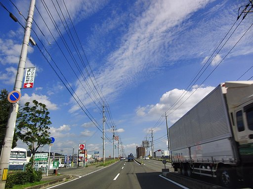 秋【空】の下を疾走