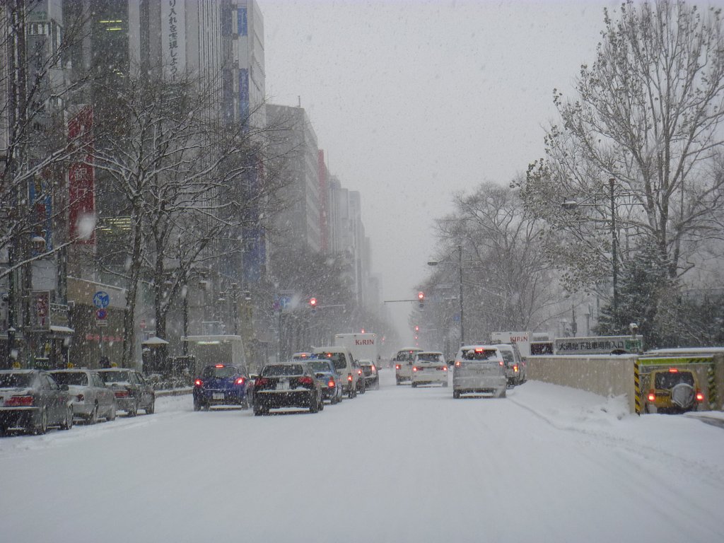 今朝の札幌