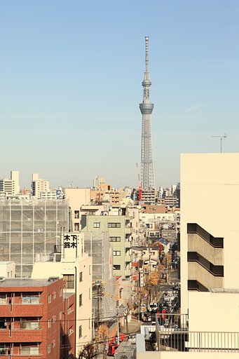 首都高速９号線からの東京スカイツリー