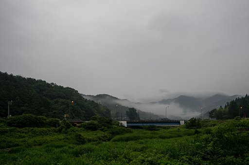 台風の雨が・・