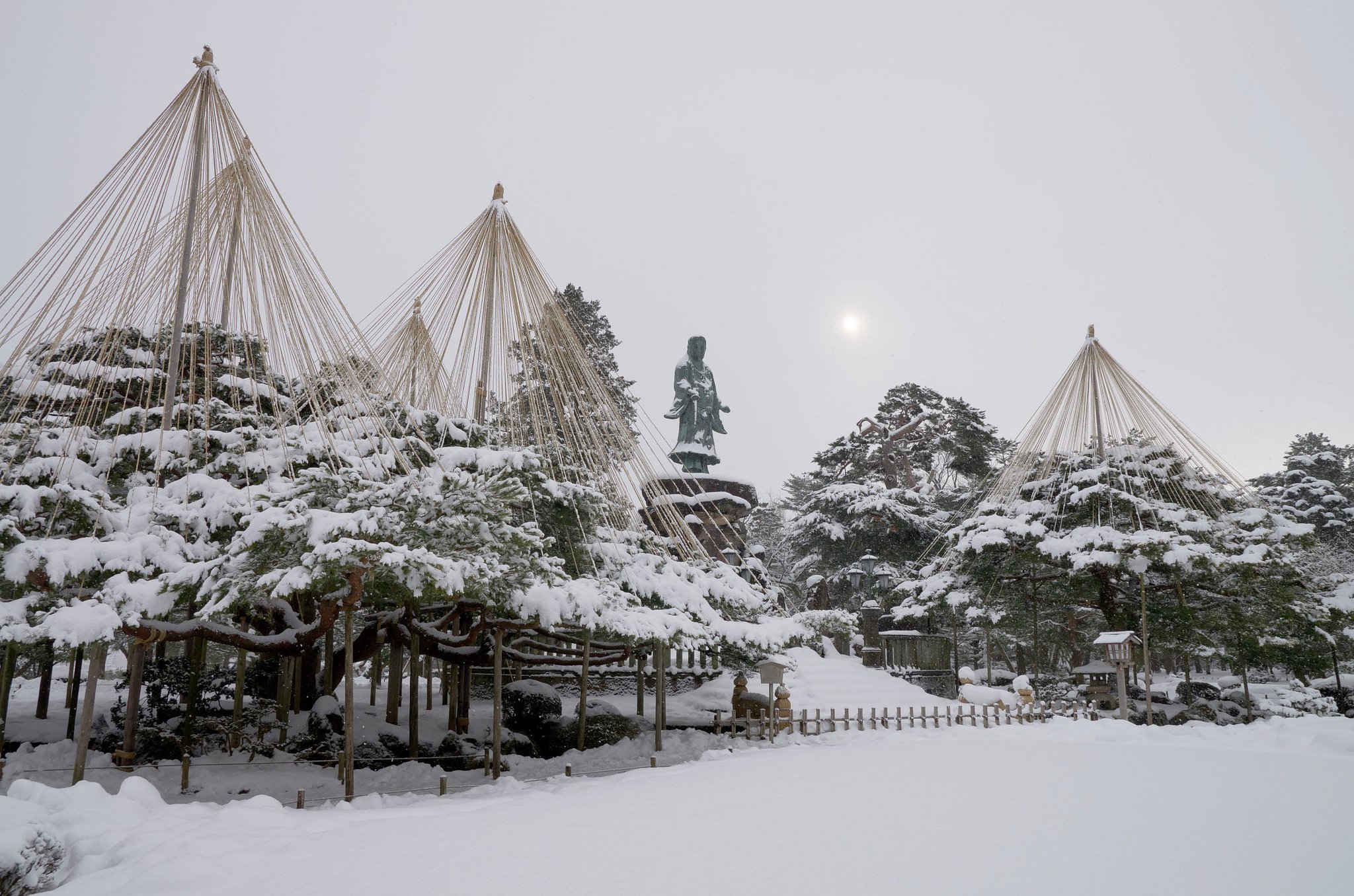 雪の兼六園＠金沢