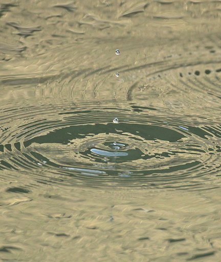 「わびさび」　水紋