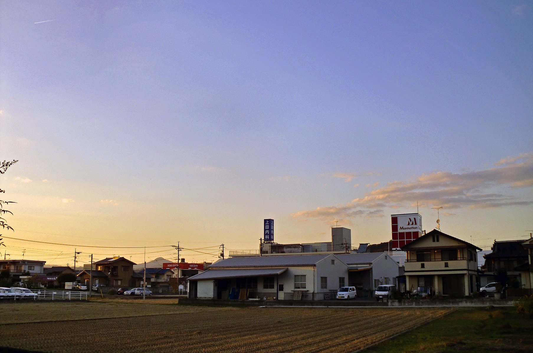 日暮れもピーカン