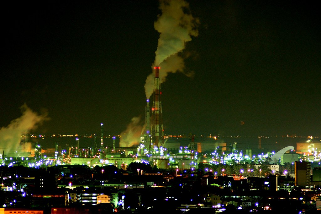 わが町の夜景