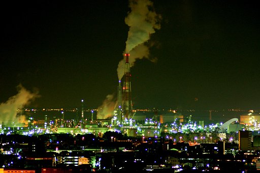 わが町の夜景