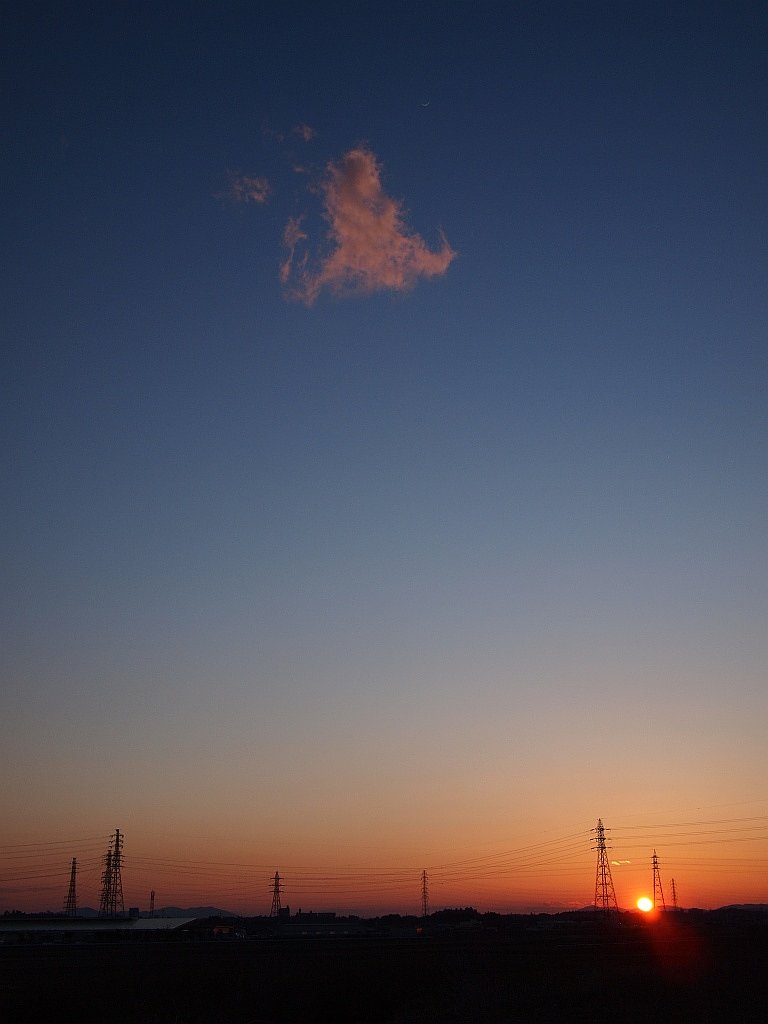 夕日^^;