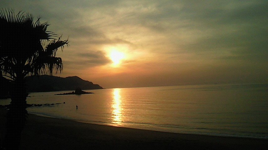 二見ヶ浦夕日