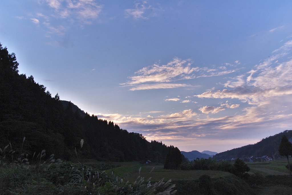 綺麗な夕空。