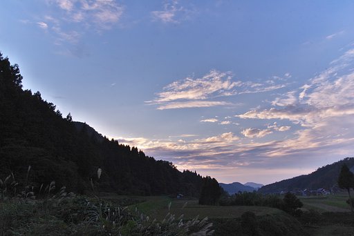 綺麗な夕空。