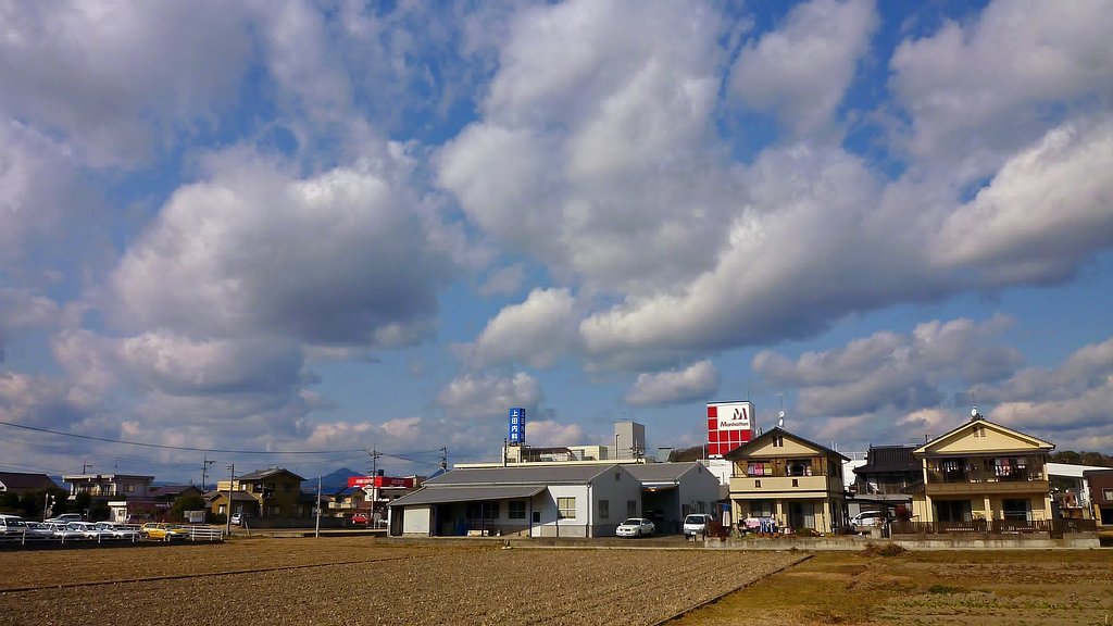 雲が流れる定点