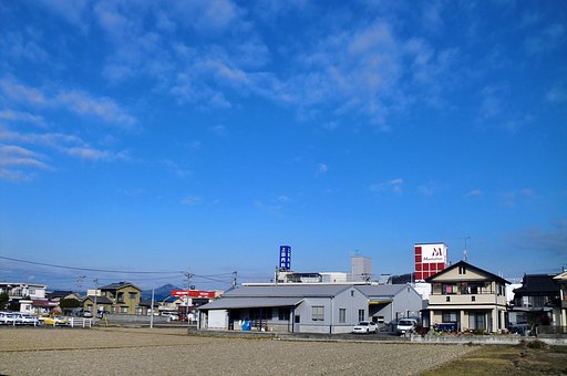 快晴の朝