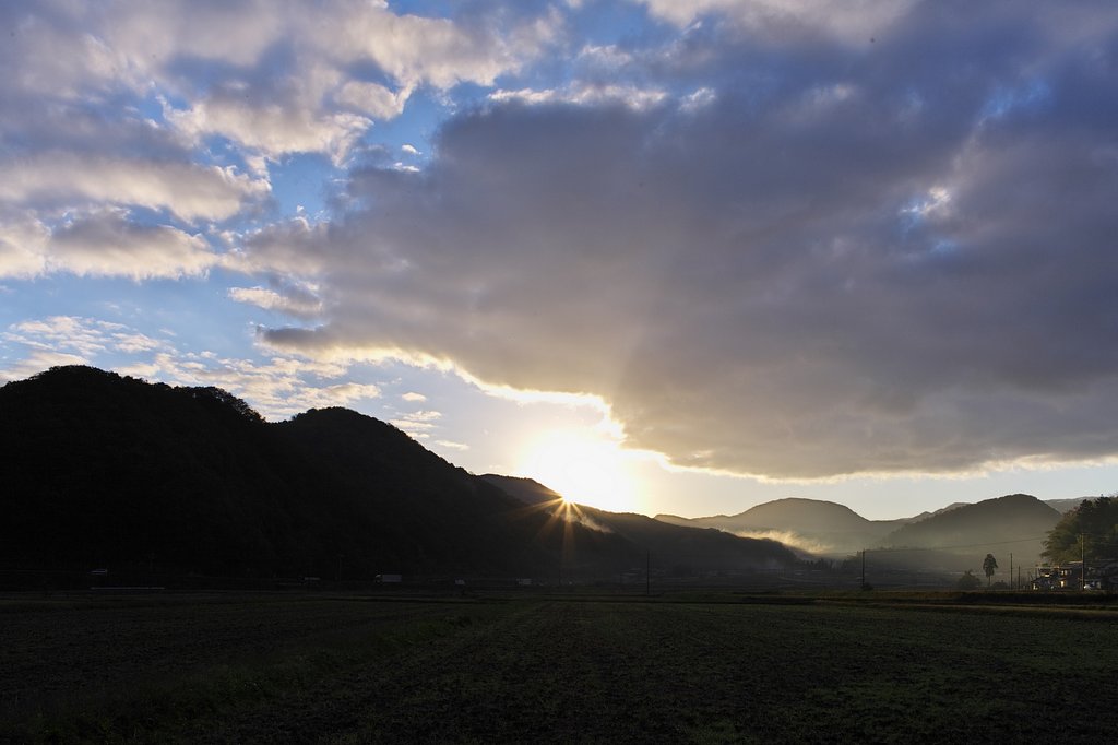 晴れてきました。