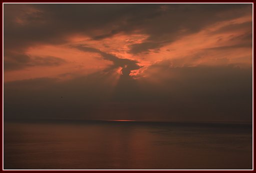阿久根の夕日
