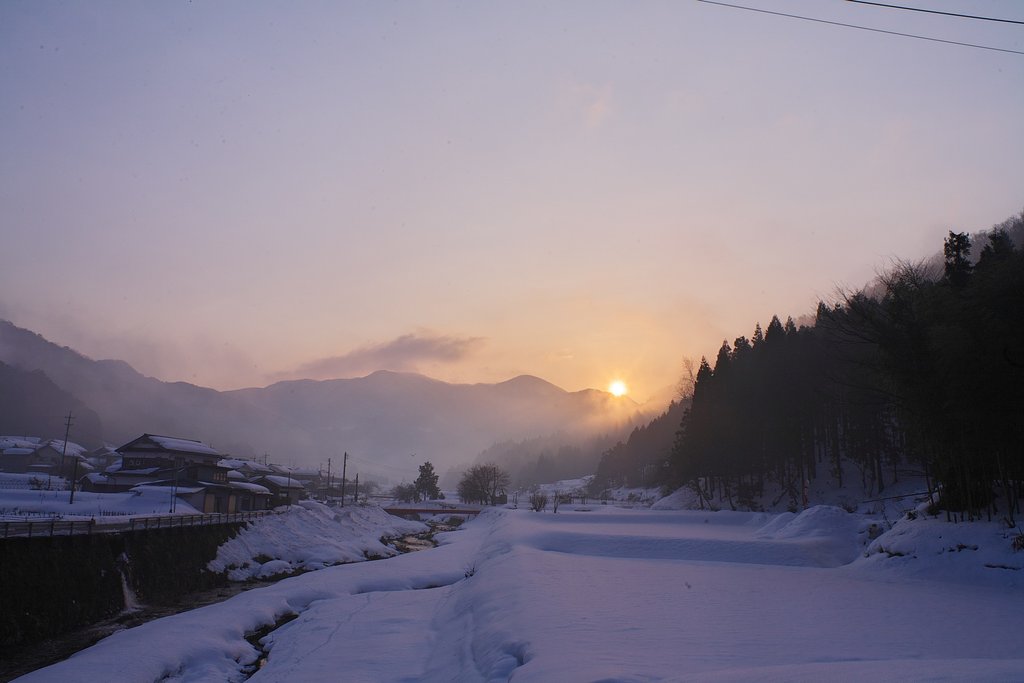 久しぶりの朝日の出。