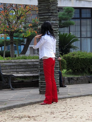 【紅】パンツ
