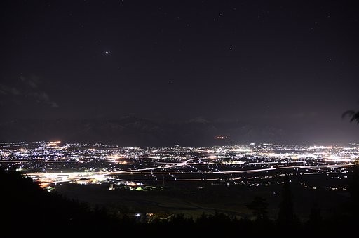 安曇野夜景