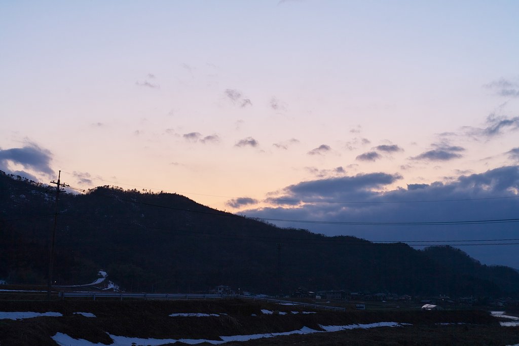 久しぶりの夕焼。